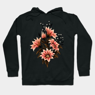 Gazania Floral - Pink Mustard Hoodie